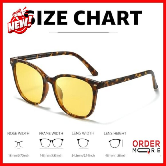 Polarized Night Vision Glasses Anti Glare Driving UV400 Protection Women main image 8